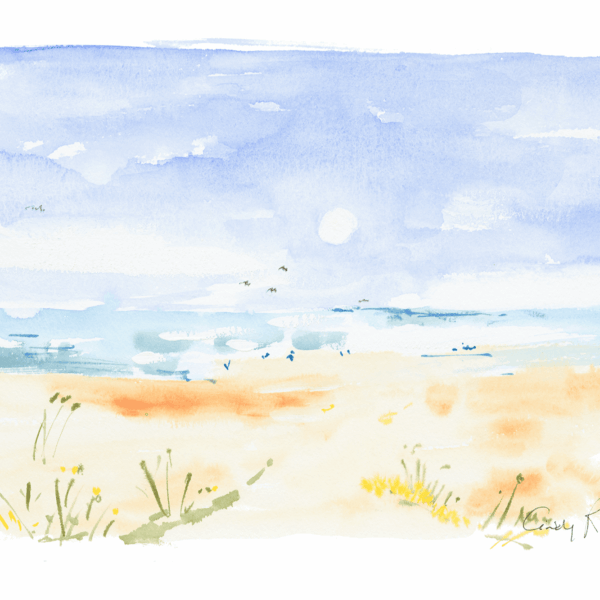 Hermanus Longings, Cindy Rawlings, watercolour on paper