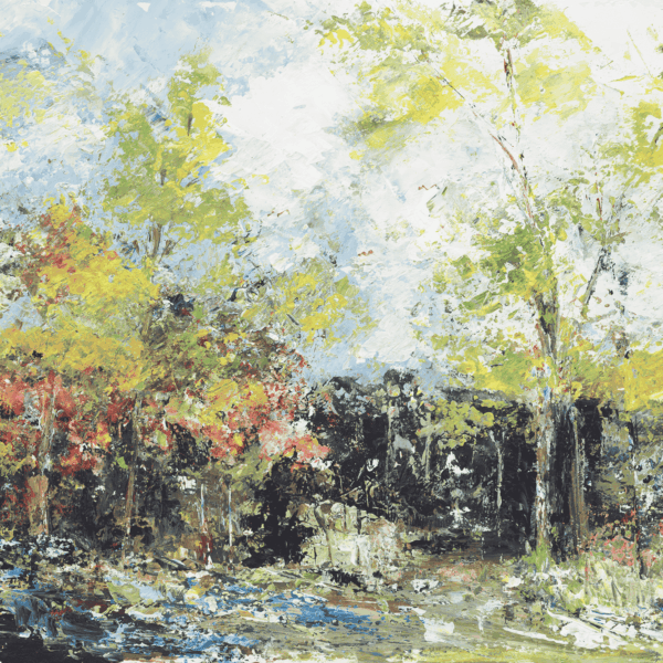 Forest walks in Cornwall, Cindy Rawlings, watercolour on paper