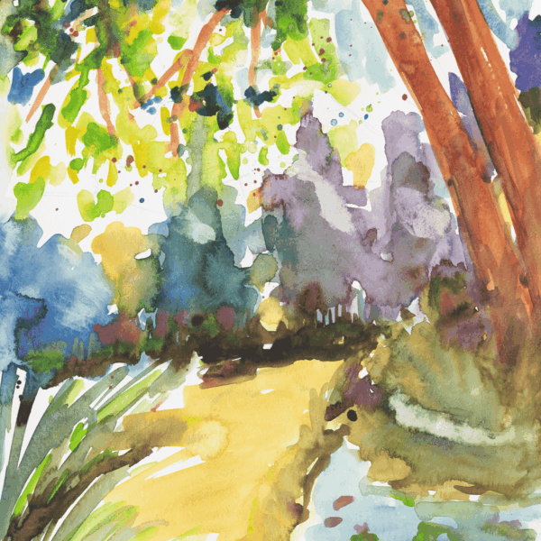A Place in Time, Cindy Rawlings, watercolour on paper