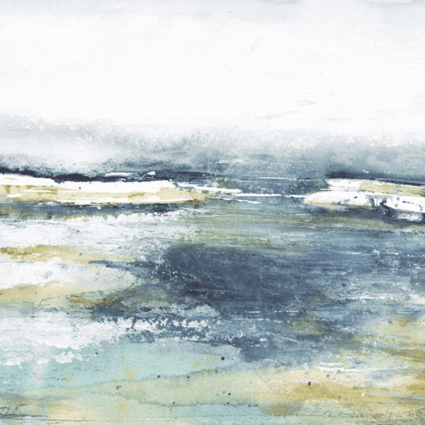Hues of Blue, Cindy Rawlings, watercolour on paper