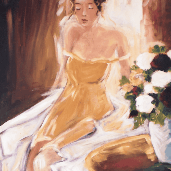 My Ladies 1, Cindy Rawlings, watercolour on paper