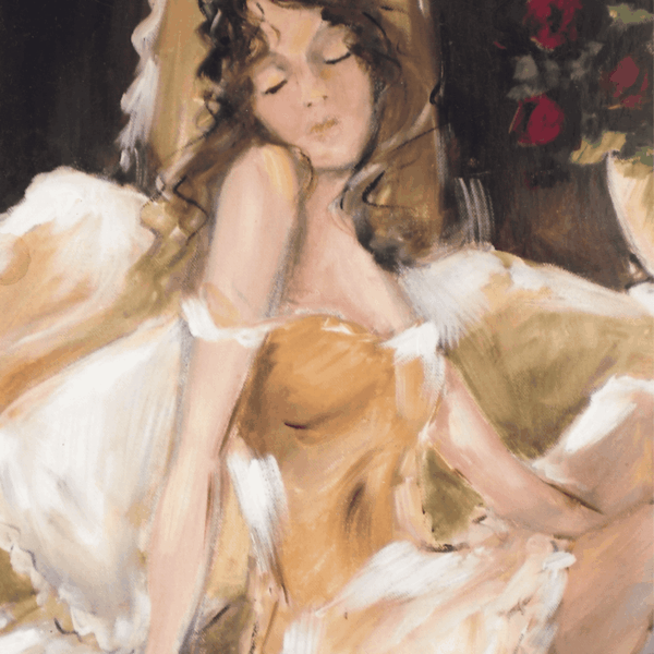 My Ladies 2, Cindy Rawlings, watercolour on paper